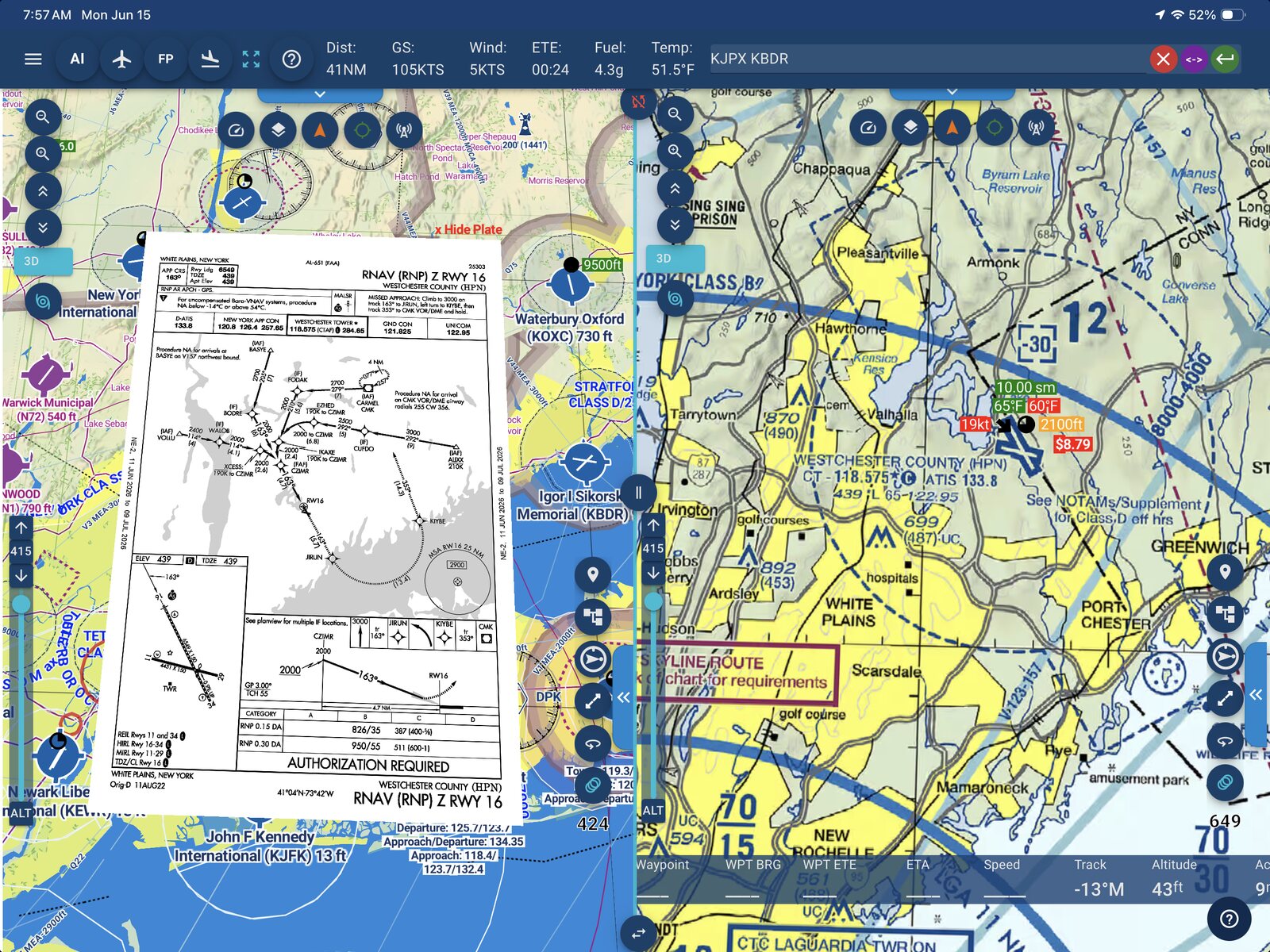FAA charts and geo-referenced plates in AvNav